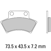 FERODO BRAKE PADS - FDB2054SG (PK = 2 Pads) [BQ20]