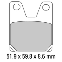 FERODO BRAKE PADS - FDB2084P (PK = 2 Pads) [BQ25]