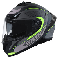 SMK Typhoon Helmet - RD1 MA267 - Matt Black/Grey/Orange - XS
