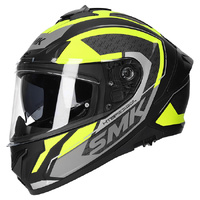 SMK Typhoon Helmet - RD1 MA426 - Matt Yellow/Black/Grey - XS