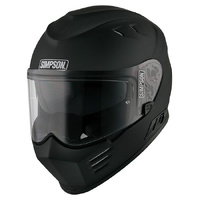 Simpson Venom Helmet - Matt Black