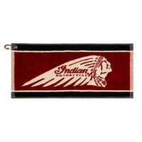 Indian Motorcycle Genuine Bar Towel, Red/Black 2833216