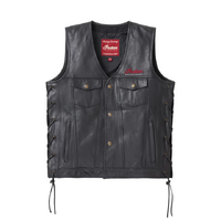 Indian Motorcycle Genuine Western Buffalo Leather Vest 