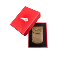 Indian Motorcycle Genuine Large Leather Key Fob Carrier