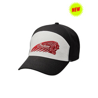 Indian Motorcycle Genuine Colourblock Headdress Embroidery Cap, Black