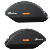 Indian Motorcycle Quick Release Semi-Rigid Saddlebags -Black