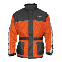 Nelson-Rigg RAIN JACKET SOLO STORM Hi-Viz Org/Blk SSJ-ORG-05-2X (CTN 5)