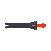 TCX SP: Toothed Band Alu Pull Black/Orange Fluoro (Tbandaxl/Neof)