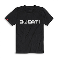 Original Ducati Genuine Ducatiana 80s Black Men's T-Shirt 98770103