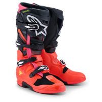 (MX26) Tech 7 Boots (My25) | Black Fluro-Red Fluro-Pink (1576)