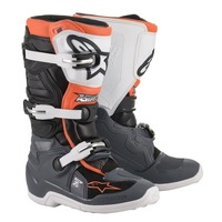 ALPINESTARS TECH 7S YTH - Black Gray White Orange Fluro