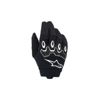2026 Youth Full Bore V2 Gloves | Black White (0012) / Yth