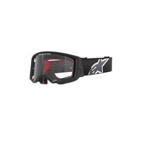 Alpinestars Moto Supertech Corp Goggle | Black Grey (1507) | Clear Lens