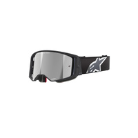 Alpinestars Moto Supertech Corp Goggle | Black Grey (1513) | Mirror Silver Lens