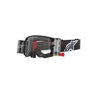 Alpinestars Moto Supertech Corp Goggle | Black Grey (1518) | Clear Lens Roll Off