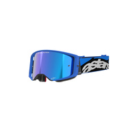 Alpinestars Moto Supertech Stream Goggle | Blue (7271) | Mirror Blue Lens