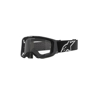 Alpinestars Moto Vision8 Corp Goggle | Black (1425) | Clear Lens