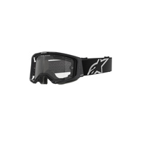 Alpinestars Moto Vision8 Corp Goggle | Black (1517) | Dual Pane Clear Lens