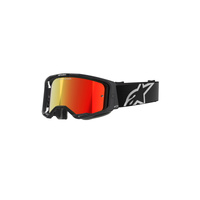 Alpinestars Moto Vision8 Corp Goggle | Black (1446) | Mirror Red Lens