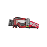 Alpinestars Moto Vision5 Blaze Goggle | Red (3135) | Clear Roll Off Lens