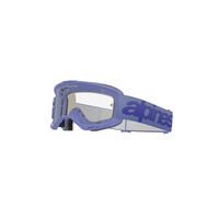 Alpinestars Moto Vision5 Wordmark Goggle | Purple (3098) | Clear Lens