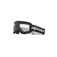 Alpinestars Moto Vision3 Wordmark Goggle | Black (1425) | Clear Lens