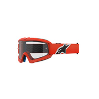 Alpinestars Moto VisionYouth Corp Goggle | Orange (0430) | Clear Lens