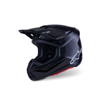 (MX26) Sm7 Solid Helmet Ece06 | Black Glossy (1180)