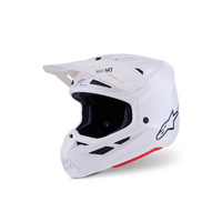 (MX26) Sm7 Solid Helmet Ece06 | White Glossy (2180)
