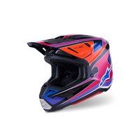 (MX26) Sm7 Fuse Helmet Ece06 | Blue Purple Pink Glossy (7256)