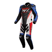 Berik Misano Leather Suit (Blue / White / Red)