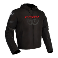 Berik Star Hoodie (Black / Fluro-Red)
