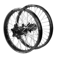 Ducati 450 MX 2025-2026 (21*1.60 / 18*2.15) Haan Black Hubs / A60 Black Rims Wheel Set