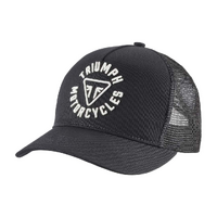 Triumph Genuine Taylor Embroidered Trucker Cap - Black