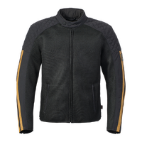 Triumph Genuine Braddan Retro Mesh Jacket - Black and Gold