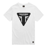 Triumph Genuine Helston Printed Logo Tee - White