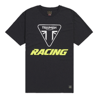 Triumph Genuine Badge Racing Logo Tee - Black
