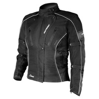 MotoDry Siena Ladies Jacket - Black/White