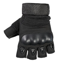 MotoDry Fingerless Black Easy-Ride Glove - Black