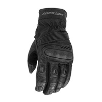 MotoDry Roadster Vented Leather Glove - Black