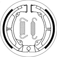 SBS 2056 BRAKE SHOES | WITH SPRINGS