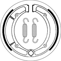 SBS 2066 BRAKE SHOES | WITH SPRINGS