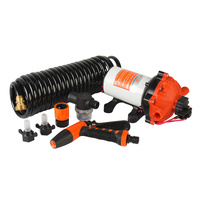 SEAFLO 51 Series Washdown Pump Kit with 6m Coiled Hose SFWP1-050-070-51X